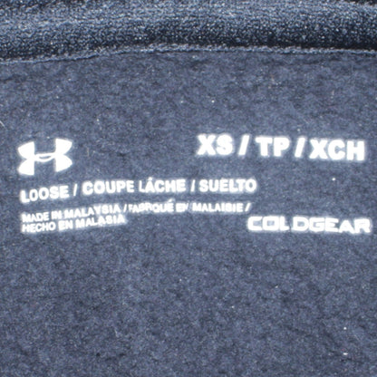 Womens UK Size XS Under armour Black Pullover Hoodie