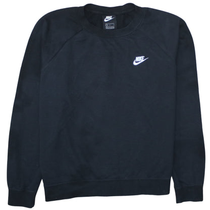 Womens UK Size L Nike Black Pullover Sweatshirt