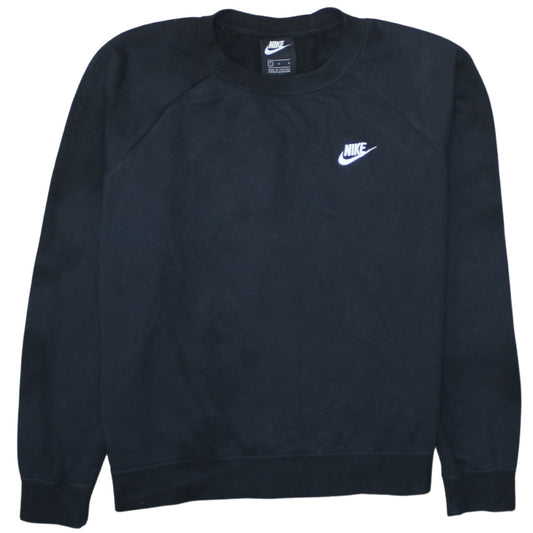 Womens UK Size L Nike Black Pullover Sweatshirt