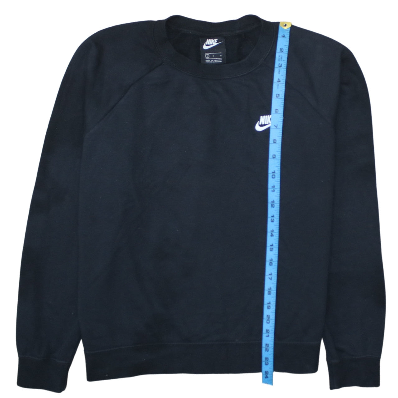 Womens UK Size L Nike Black Pullover Sweatshirt
