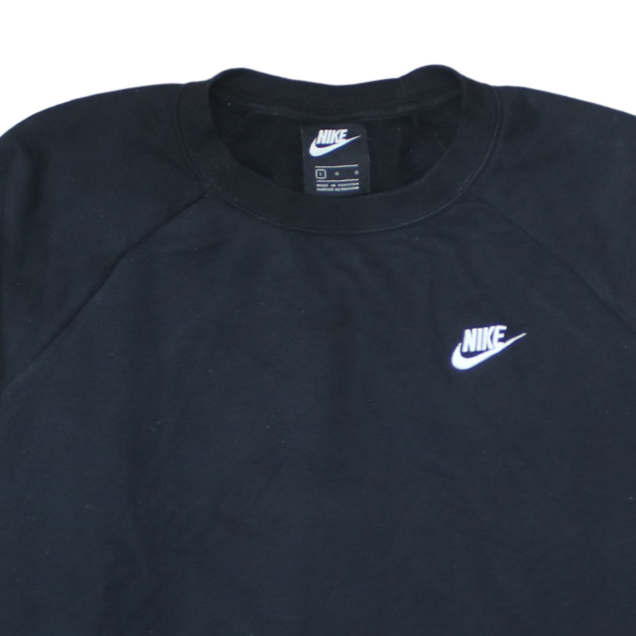 Womens UK Size L Nike Black Pullover Sweatshirt