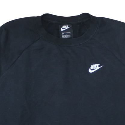 Womens UK Size L Nike Black Pullover Sweatshirt