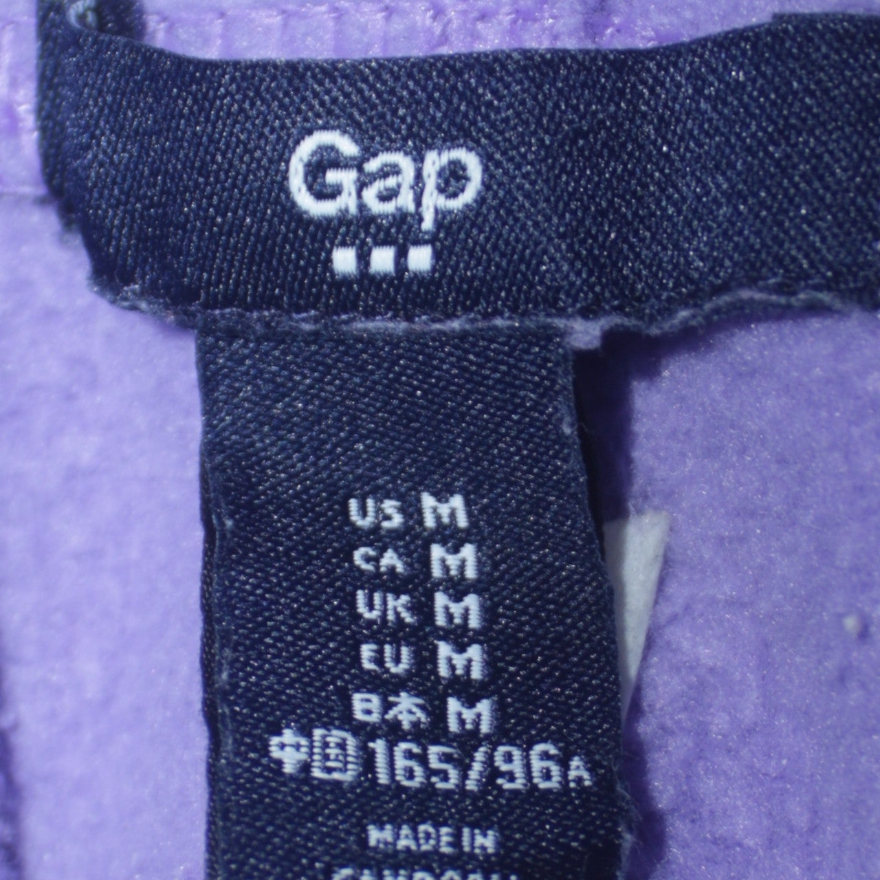 Womens UK Size M Gap Purple Pullover Hoodie