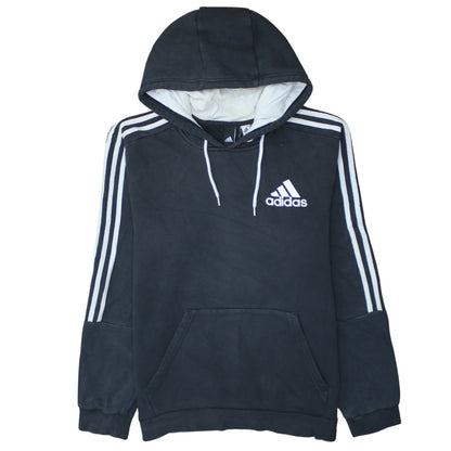 Mens UK Size M adidas Black Pullover Hoodie