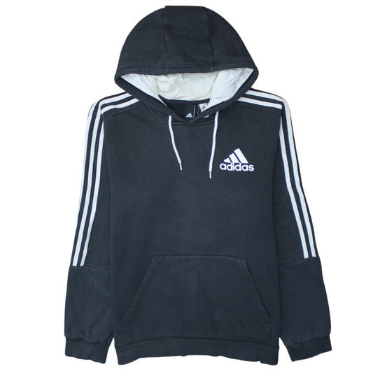 Mens UK Size M adidas Black Pullover Hoodie