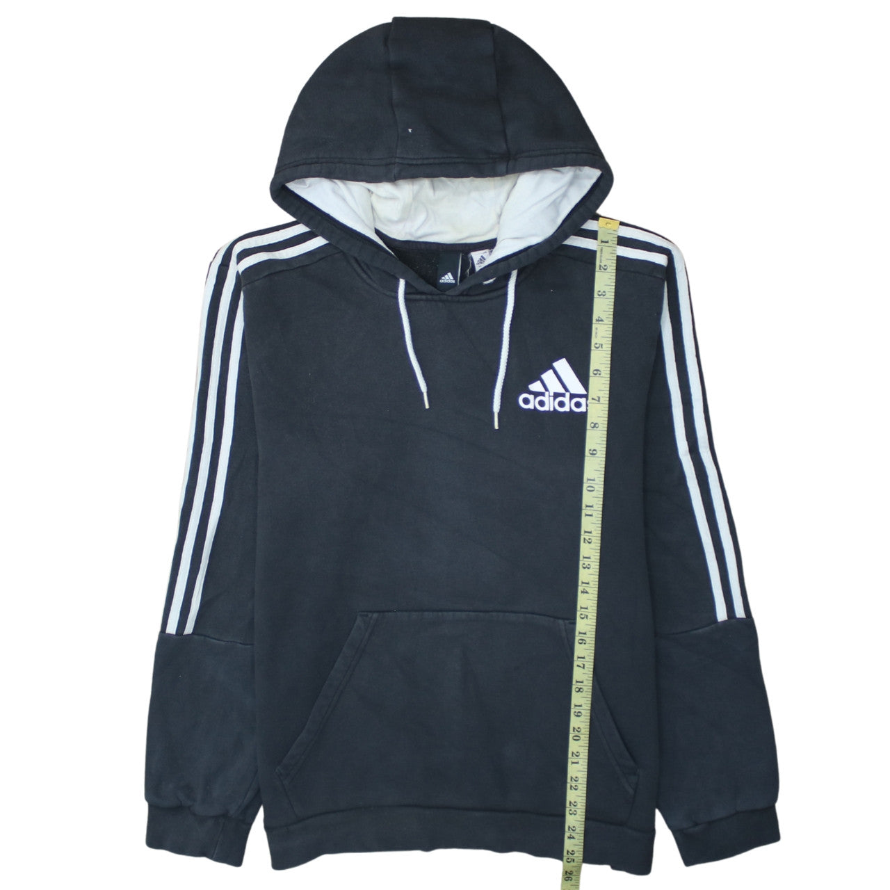 Mens UK Size M adidas Black Pullover Hoodie