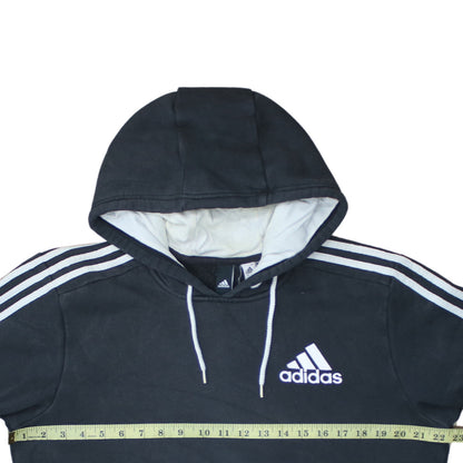 Mens UK Size M adidas Black Pullover Hoodie
