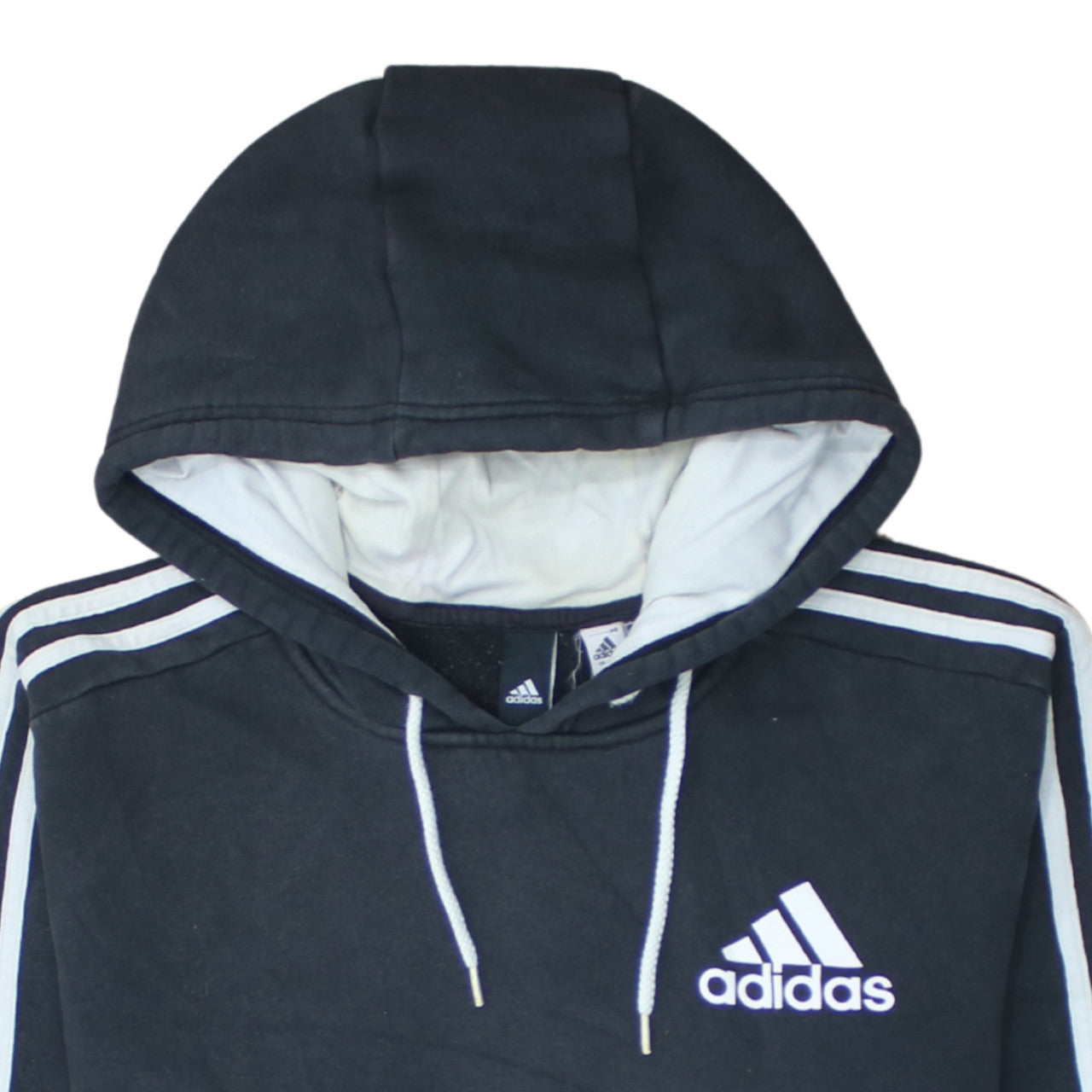 Mens UK Size M adidas Black Pullover Hoodie