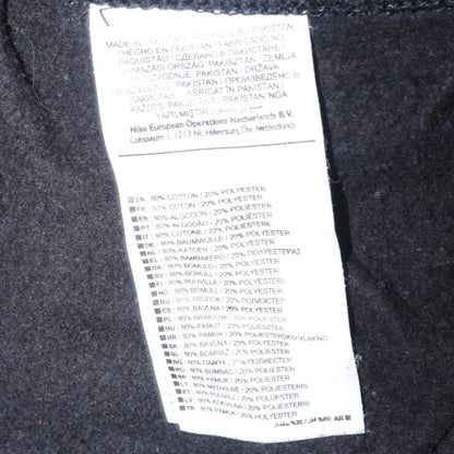 Nike Men's Black M Fleece Track Pants Regular Fit Elastic Waist