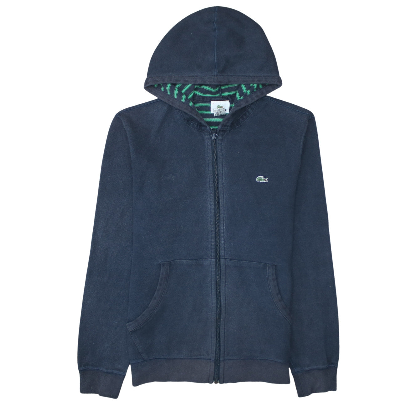 Mens UK Size S Lacoste Blue Full Zip Hoodie