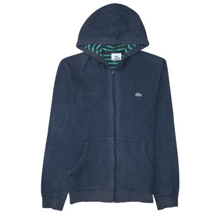 Mens UK Size S Lacoste Blue Full Zip Hoodie
