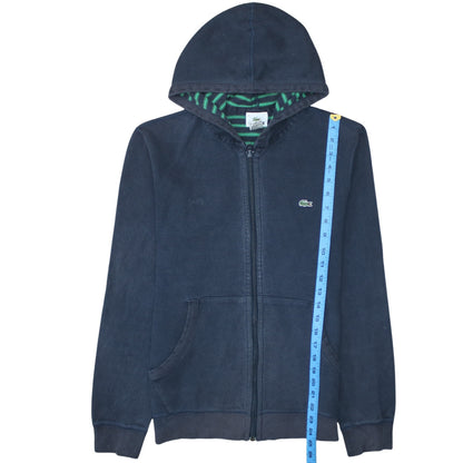 Mens UK Size S Lacoste Blue Full Zip Hoodie