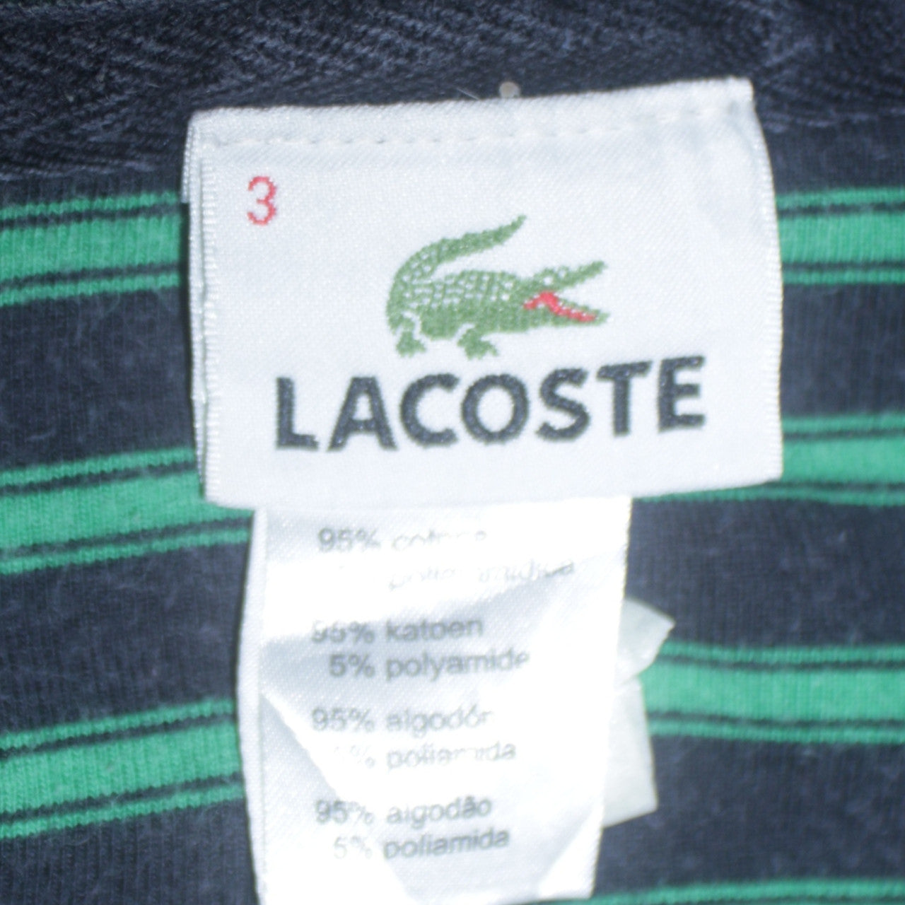 Mens UK Size S Lacoste Blue Full Zip Hoodie