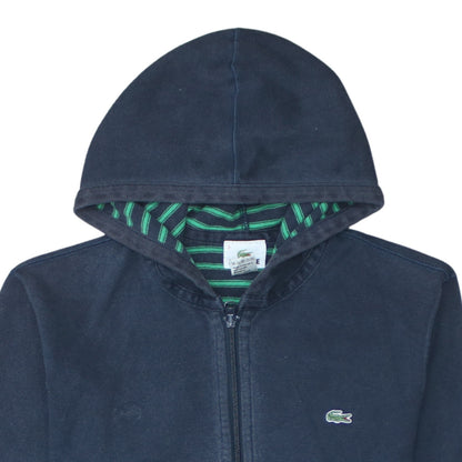 Mens UK Size S Lacoste Blue Full Zip Hoodie