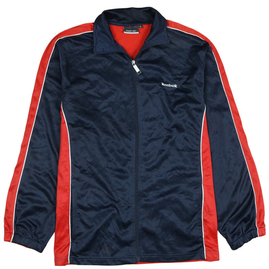Mens UK Size XL Reebok Blue Running & Jogging Gym & Training Football Jacket