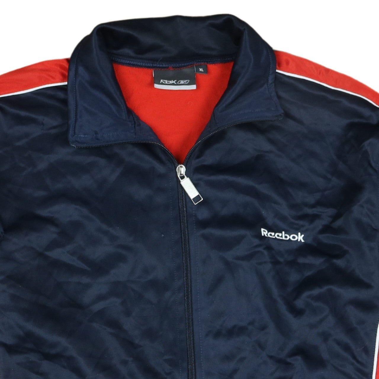 Mens UK Size XL Reebok Blue Running & Jogging Gym & Training Football Jacket