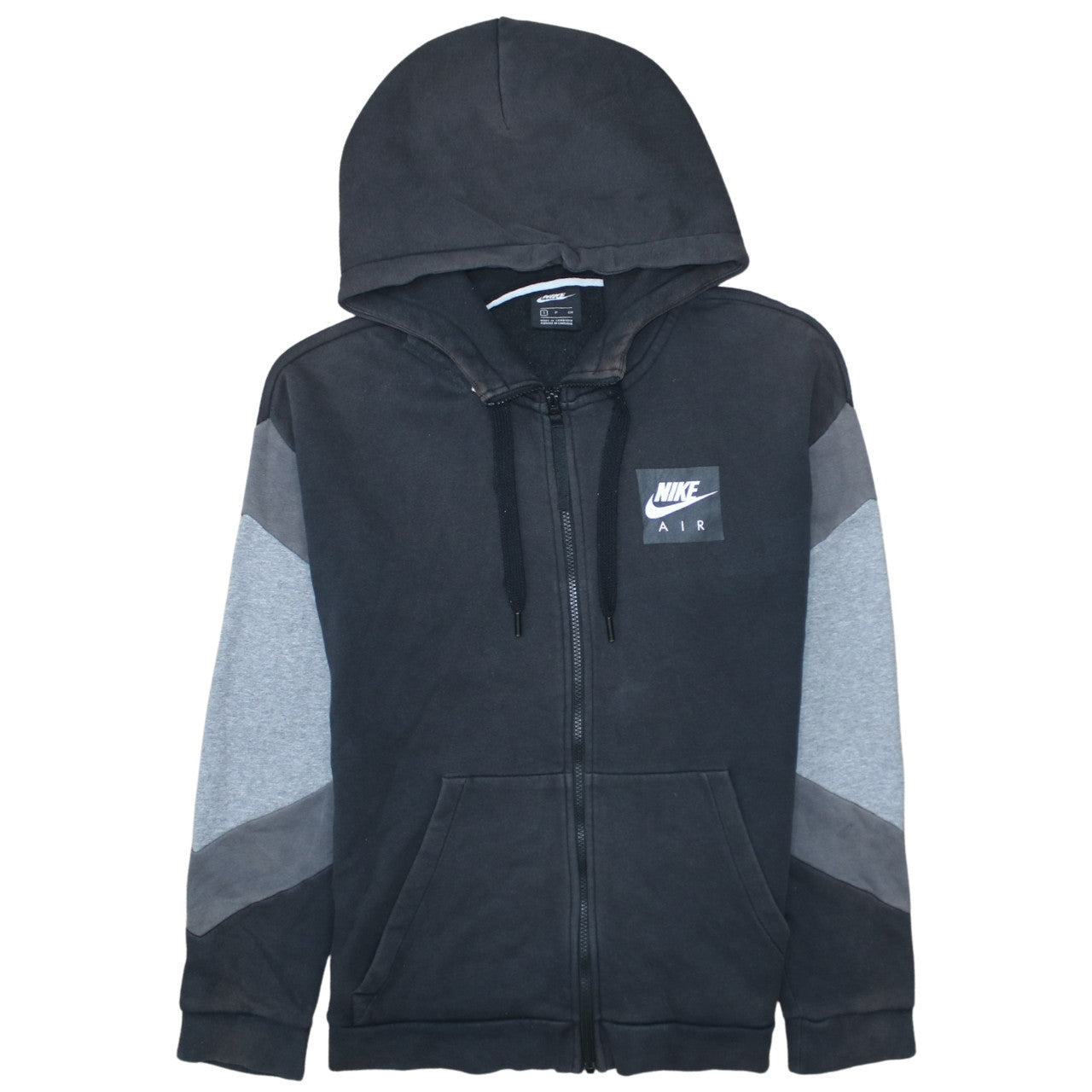 Mens UK Size S Nike Black Full Zip Hoodie