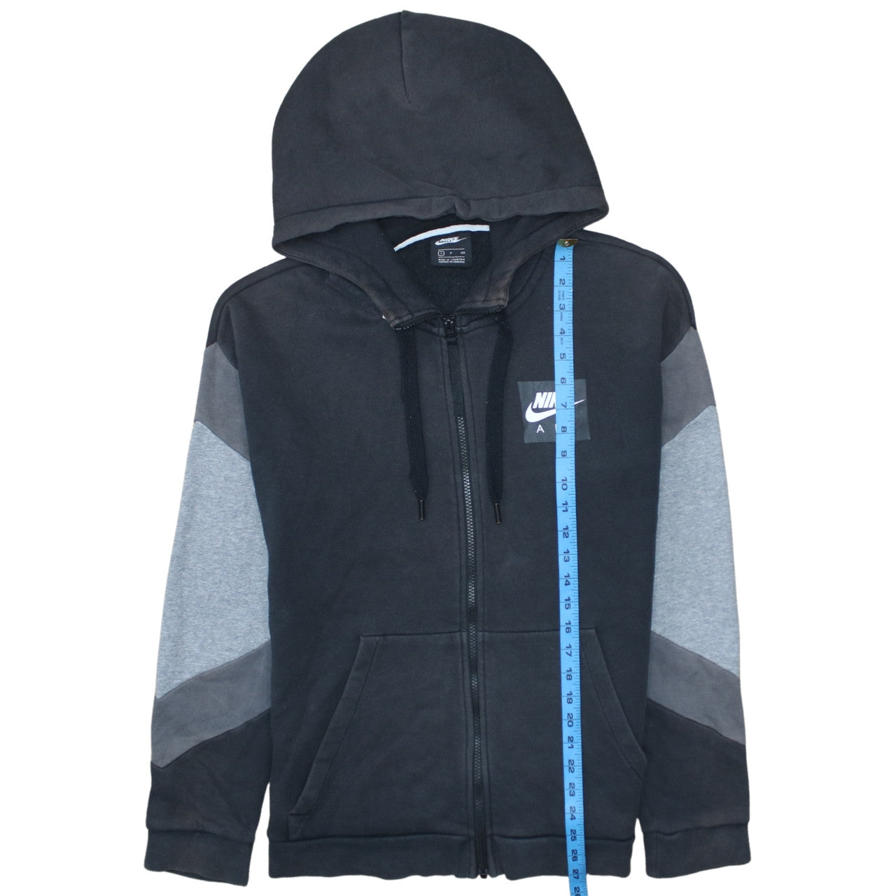 Mens UK Size S Nike Black Full Zip Hoodie