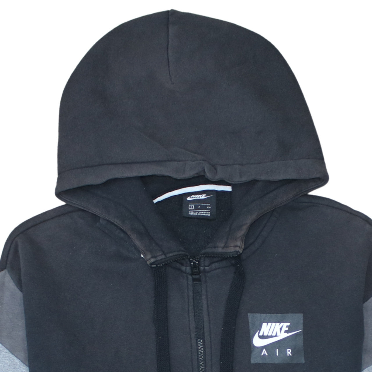 Mens UK Size S Nike Black Full Zip Hoodie