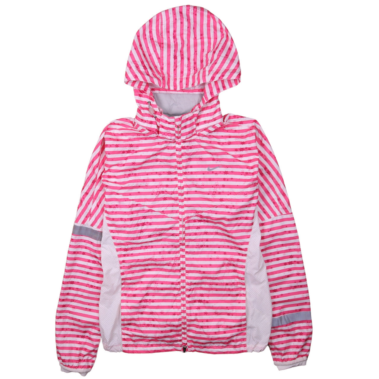 Womens UK Size M Nike Pink Windbreaker Coat