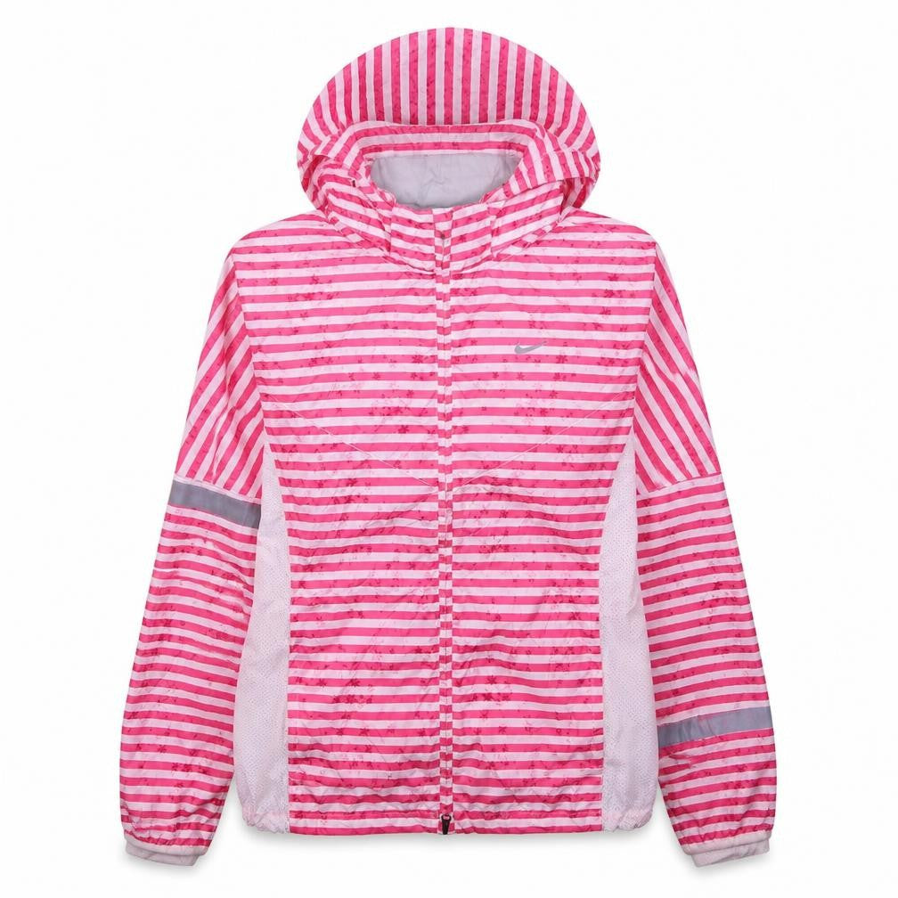Womens UK Size M Nike Pink Windbreaker Coat