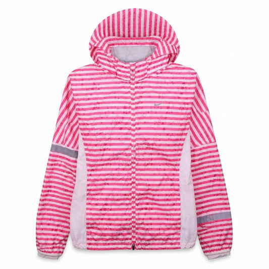 Womens UK Size M Nike Pink Windbreaker Coat