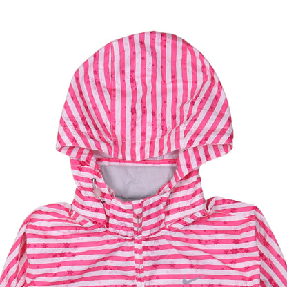 Womens UK Size M Nike Pink Windbreaker Coat