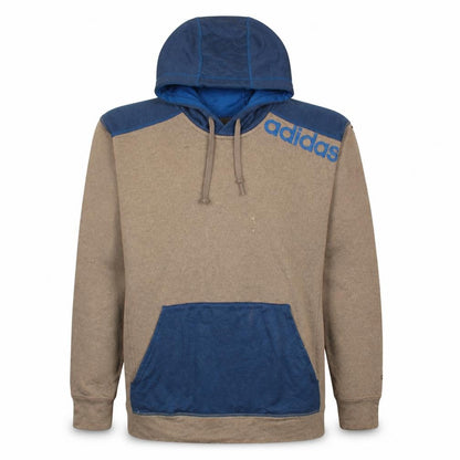 Mens UK Size L adidas Brown Pullover Hoodie