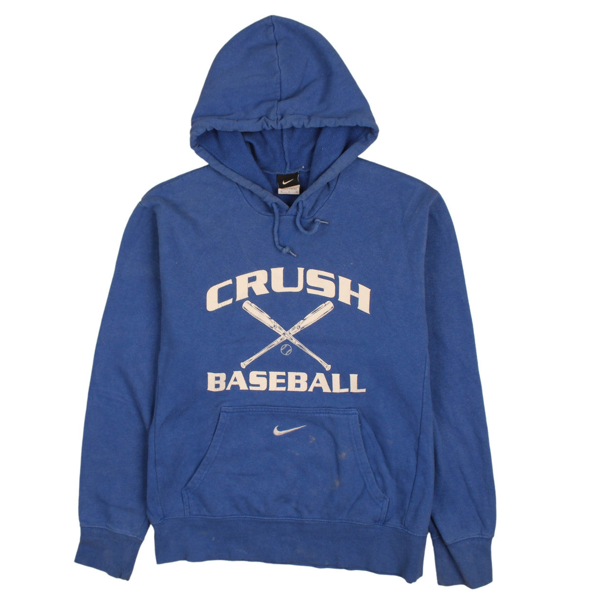 Mens UK Size M Nike Blue Pullover Hoodie