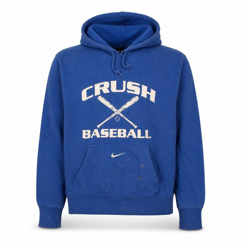 Mens UK Size M Nike Blue Pullover Hoodie