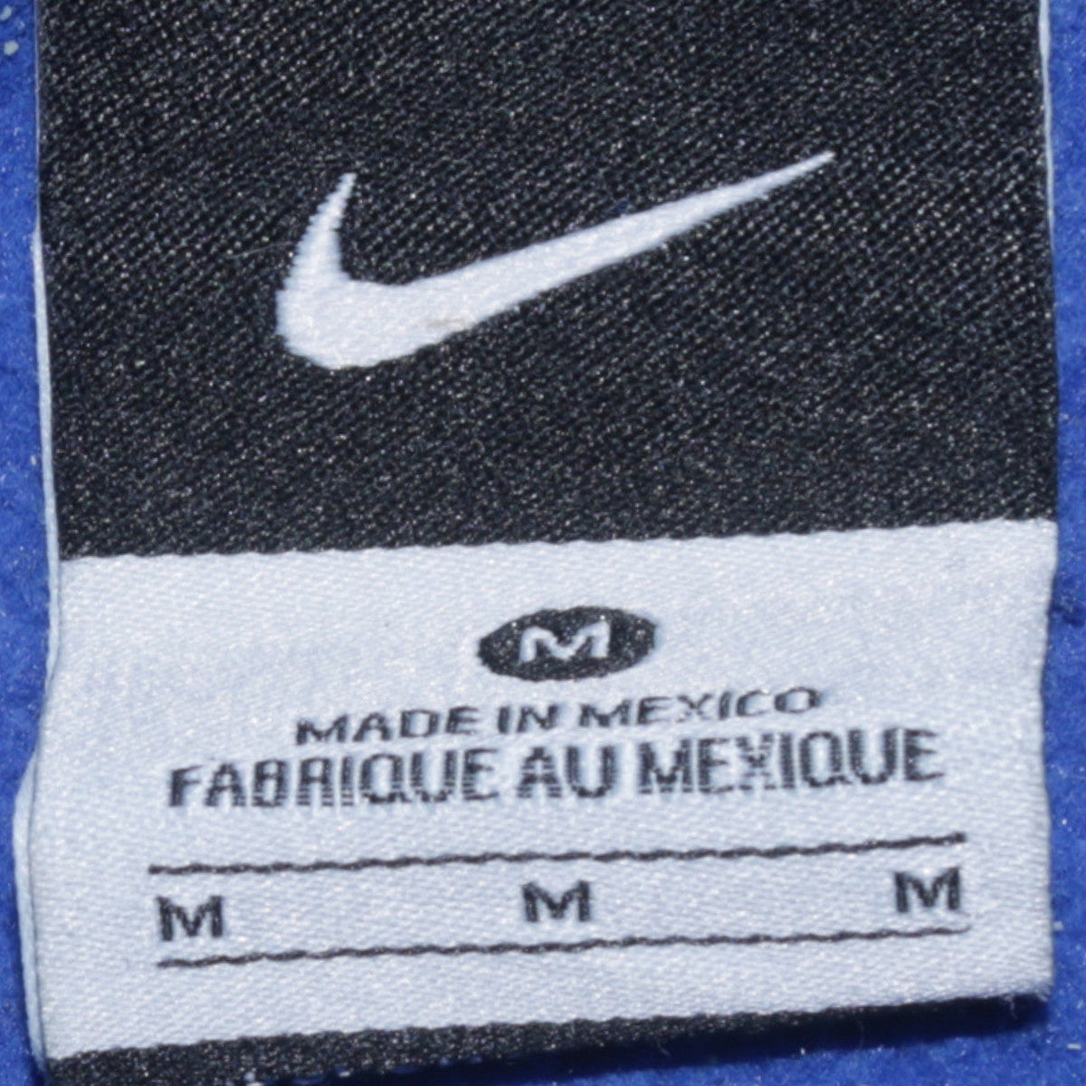 Mens UK Size M Nike Blue Pullover Hoodie