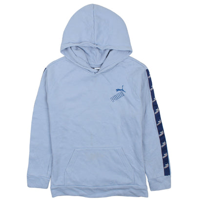 Teens UK Size 14 PUMA Blue Pullover Hoodie