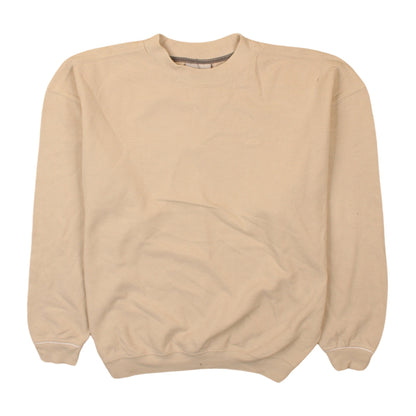 Mens UK Size XS Reebok Beige Pullover Sweatshirt