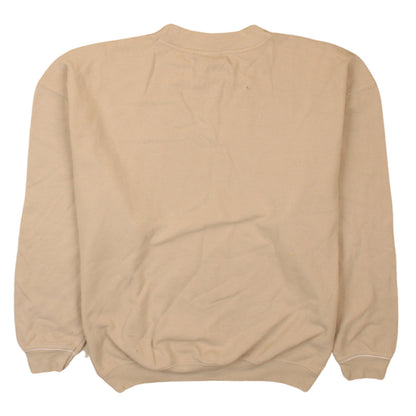 Mens UK Size XS Reebok Beige Pullover Sweatshirt