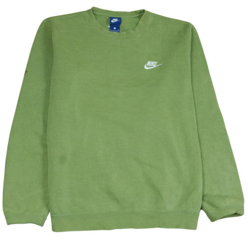Mens UK Size S Nike Green Pullover Sweatshirt