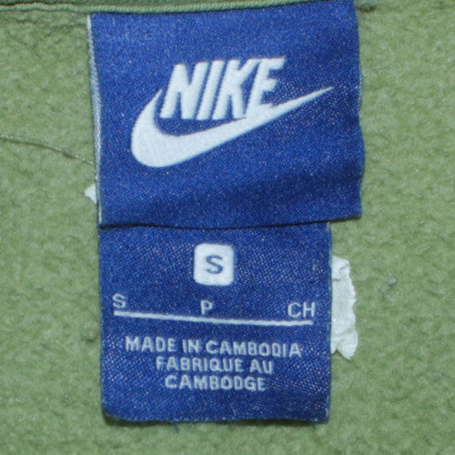 Mens UK Size S Nike Green Pullover Sweatshirt