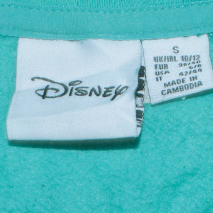 Womens UK Size S Disney Blue Pullover Hoodie