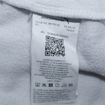 Mens UK Size XL PUMA White Pullover Hoodie