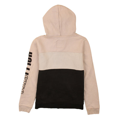 Mens UK Size M Hollister Beige Pullover Hoodie