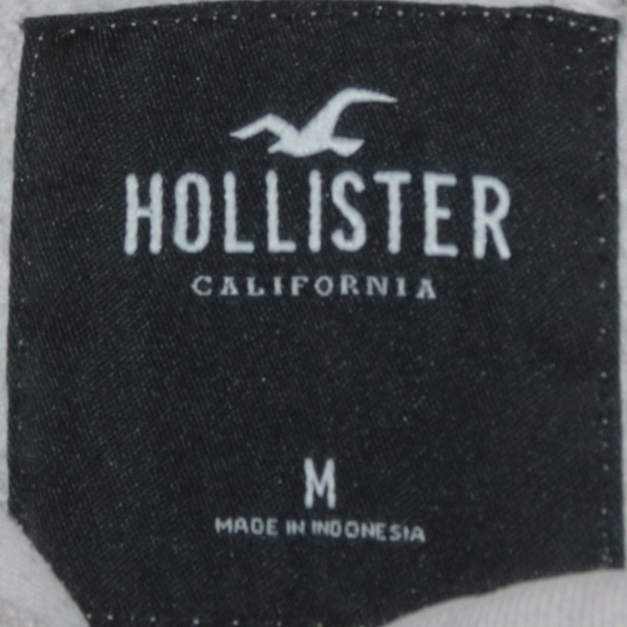 Mens UK Size M Hollister Beige Pullover Hoodie