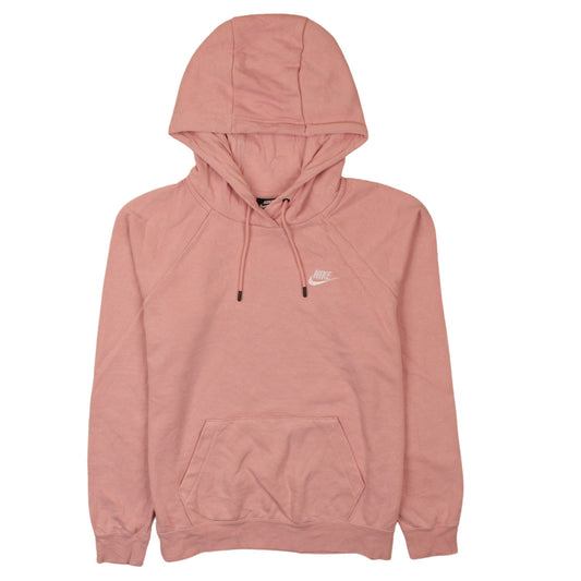 Womens UK Size M Nike Pink Pullover Hoodie