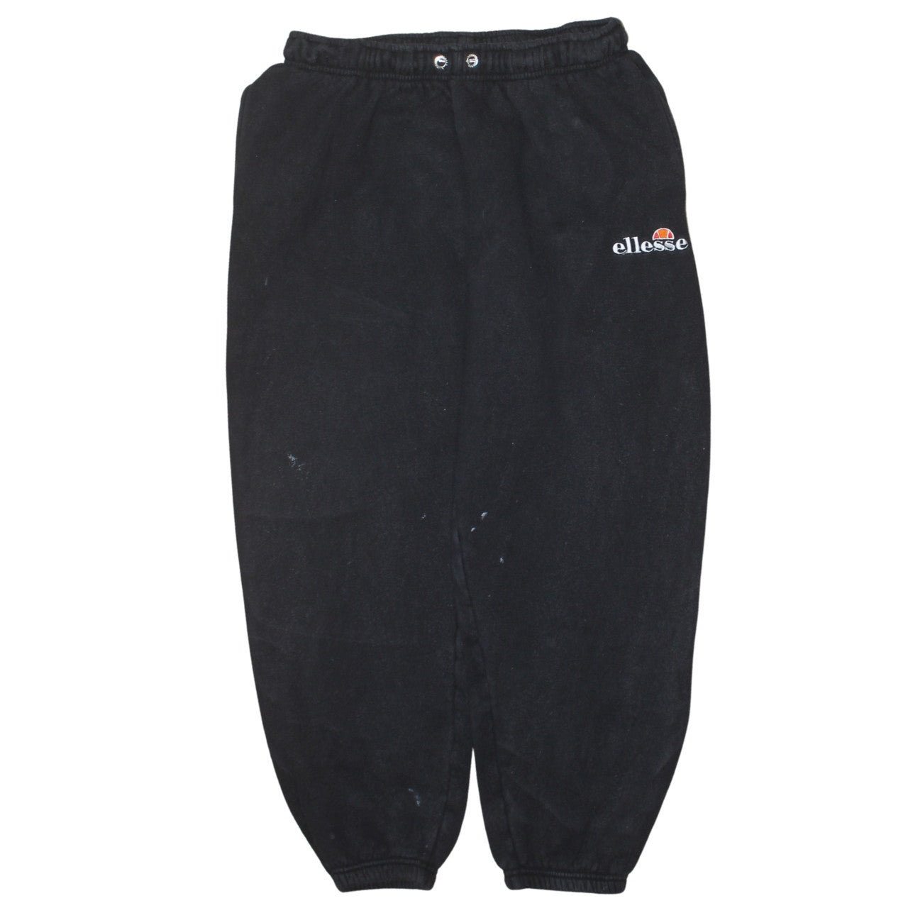 Womens UK Size 12 ellesse Regular Fit Sweatpants Black Trousers