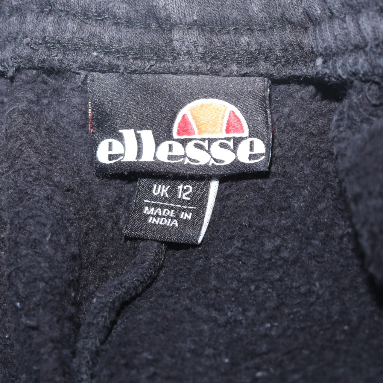 Womens UK Size 12 ellesse Regular Fit Sweatpants Black Trousers