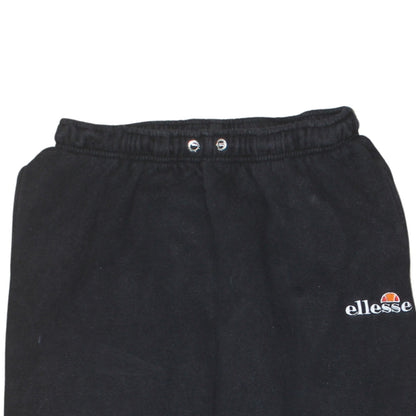 Womens UK Size 12 ellesse Regular Fit Sweatpants Black Trousers