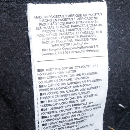 Mens UK Size M Nike Black Pullover Hoodie