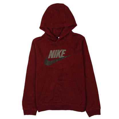 Womens UK Size XL Nike Red Pullover Hoodie