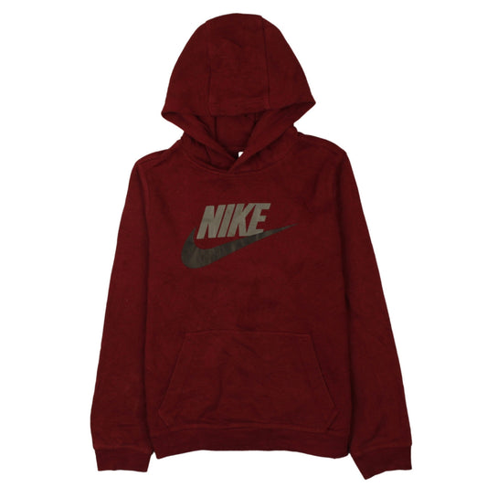 Womens UK Size XL Nike Red Pullover Hoodie