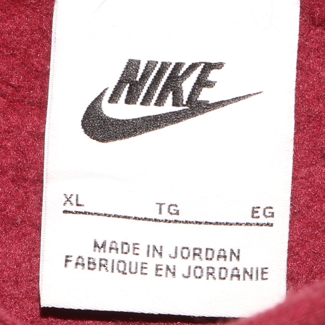 Womens UK Size XL Nike Red Pullover Hoodie