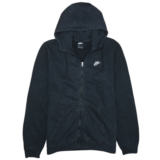 Mens UK Size L Nike Black Full Zip Hoodie