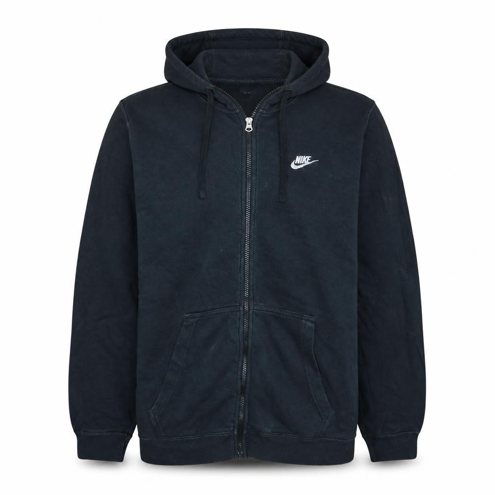 Mens UK Size L Nike Black Full Zip Hoodie